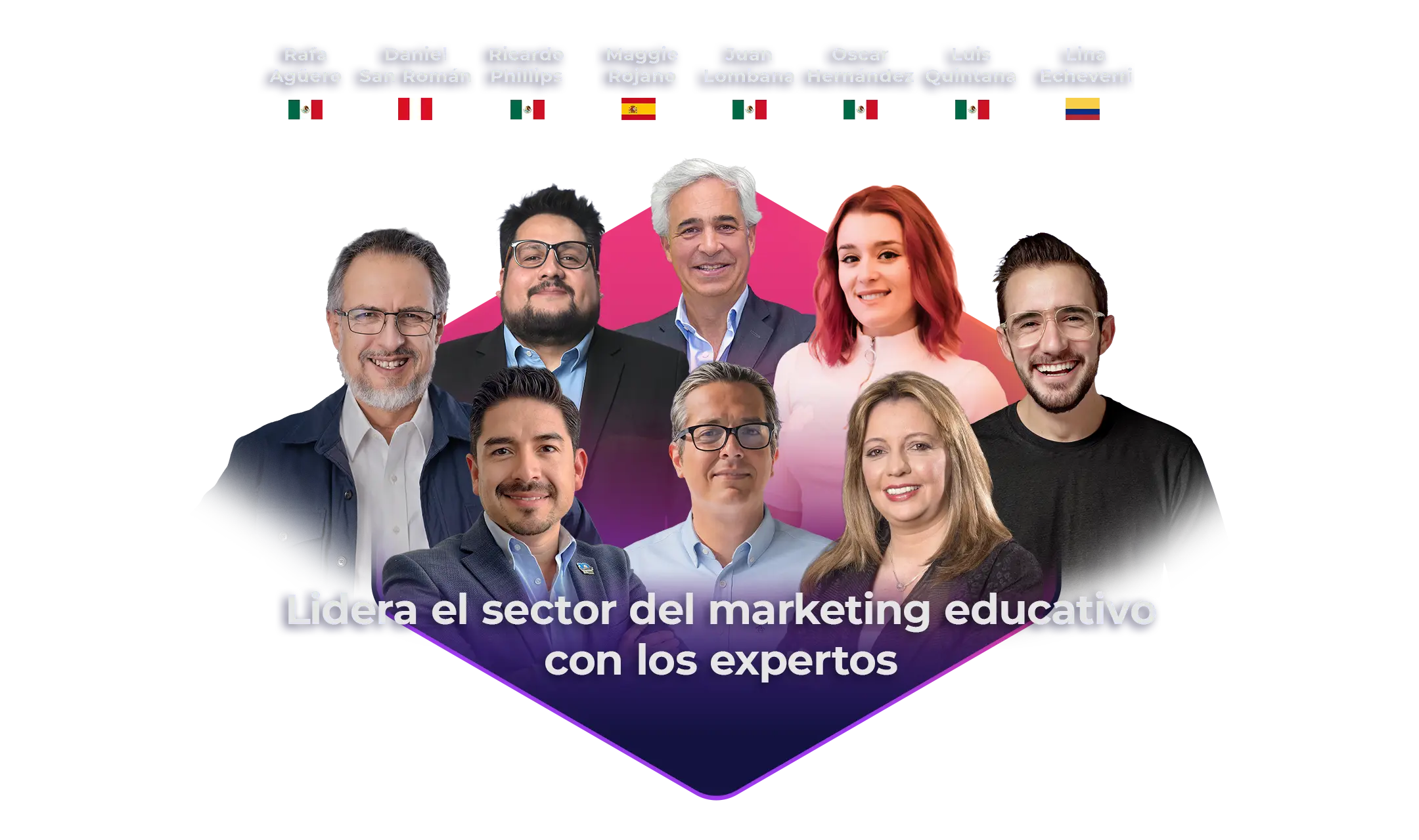 Aprende a captar y retener más alumnos con Juan Lombana, Rafa Agüero, Maggie Rojano, Daniel San Román y Ricardo Phillips en CIMEDU8