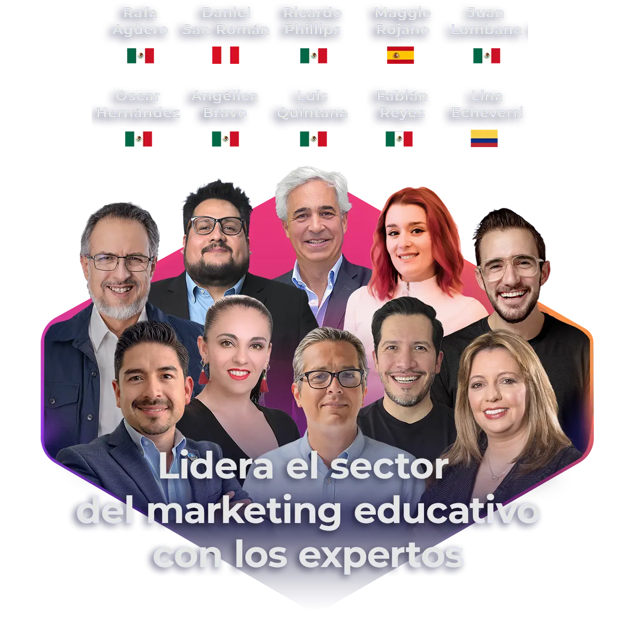 Aprende a captar y retener más alumnos con Juan Lombana, Rafa Agüero, Maggie Rojano, Daniel San Román y Ricardo Phillips en CIMEDU8