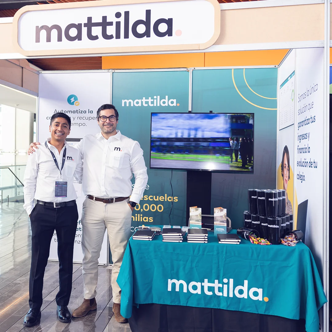 Stand de Mattilda, patrocinador de CIMEDU