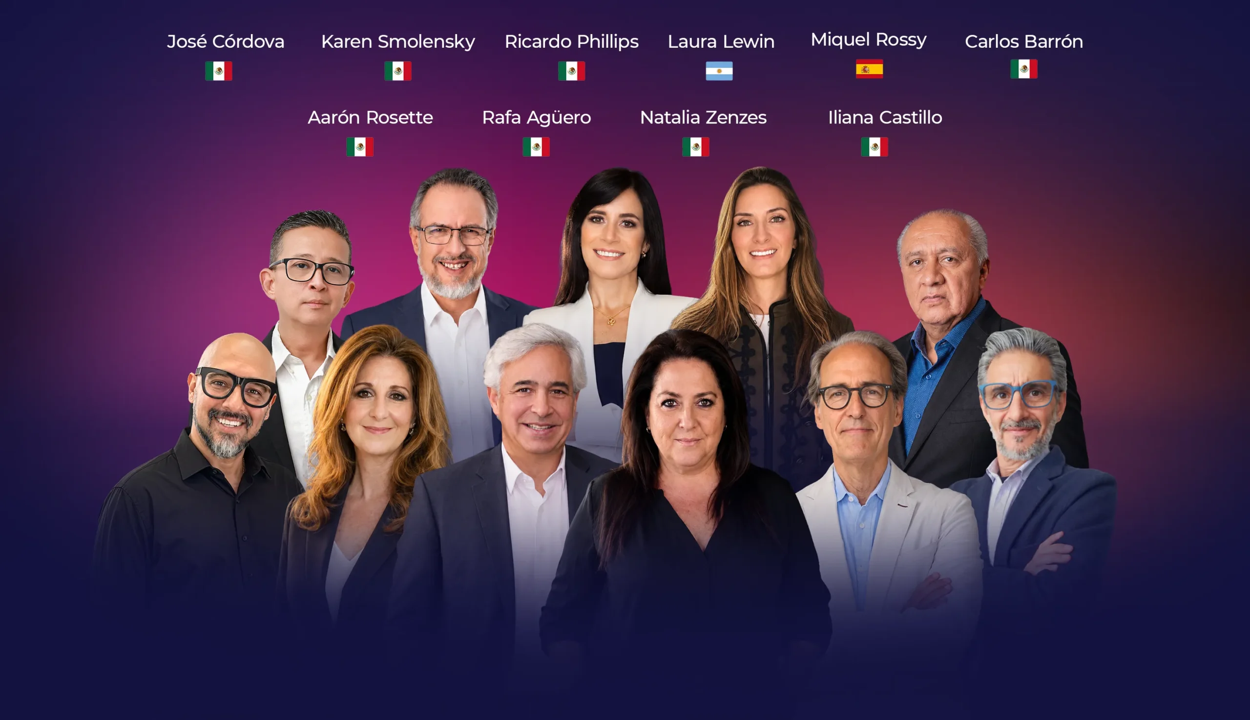 Los expertos en marketing educativo: Raúl Cardós, Miquel Rossy, Karen Smolensky, Ricardo Phillips, Iliana Castillo, Natalia Zenzes, Santiago Kuribreña, Carlos Barrón, Aarón Rosette, Martín Vargas y Rafa Agüero estarán en CIMEDU 9, los días 5, 6 y 7 de noviembre, en el Centro Cultural Mexiquense Anáhuac.
