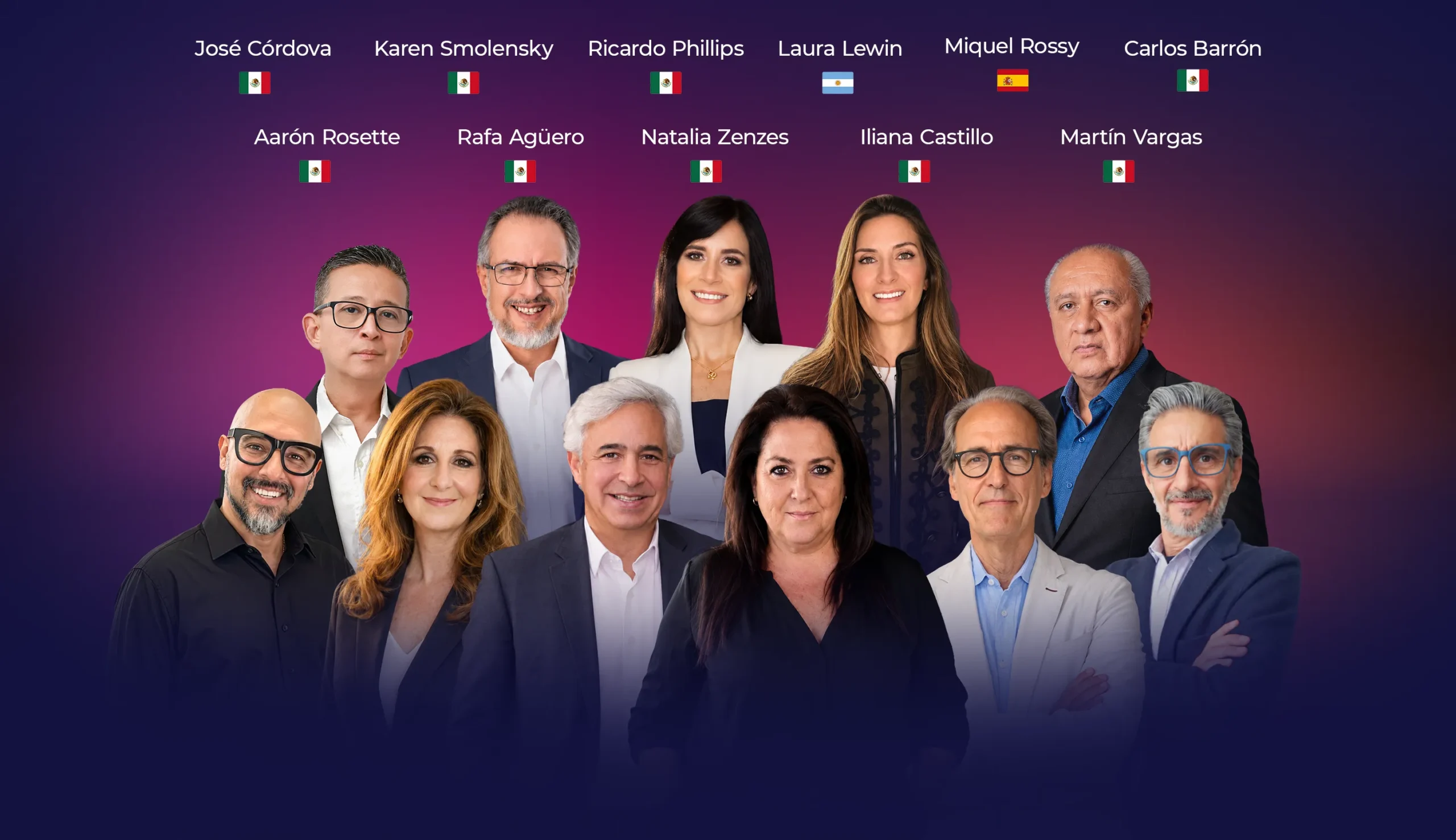 Los expertos en marketing educativo: Raúl Cardós, Miquel Rossy, Karen Smolensky, Ricardo Phillips, Iliana Castillo, Natalia Zenzes, Santiago Kuribreña, Carlos Barrón, Aarón Rosette, Martín Vargas y Rafa Agüero estarán en CIMEDU 9, los días 5, 6 y 7 de noviembre, en el Centro Cultural Mexiquense Anáhuac.